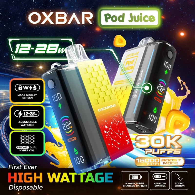 Main Promo Pod Juice x OXBAR Magic Maze 2 30000 Disposable Vape