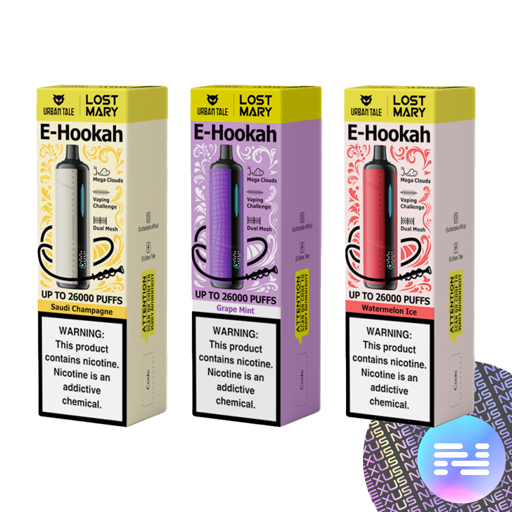 Lost Mary x Urban Tale E-Hookah 26000 Disposable Vape