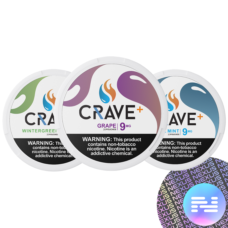 Main Product Image Crave Plus Nicotine Pouches