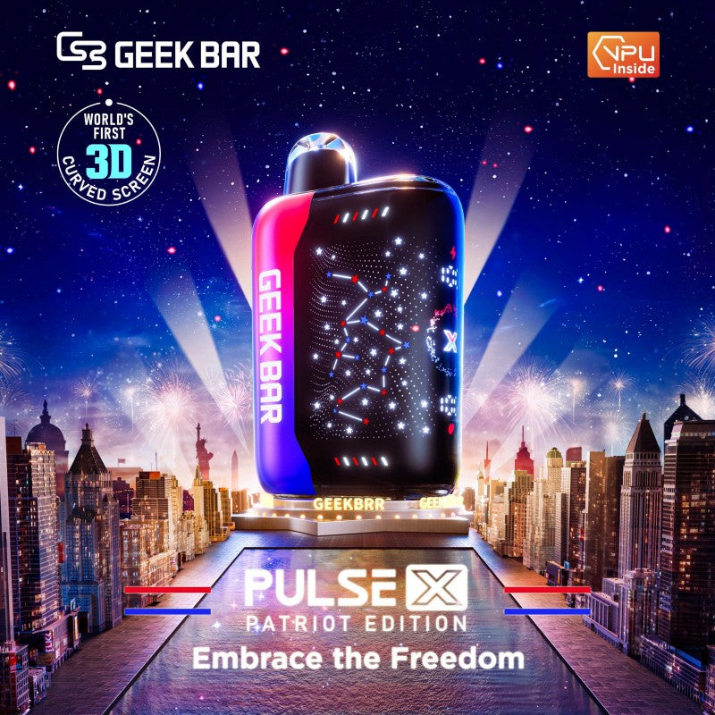 Main Promo Image Geek Bar Pulse X 25000 Patriot Edition