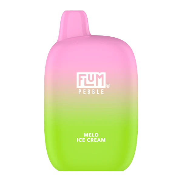 Flum Pebble 6000 Puffs Disposable Rechargeable Vape - Melo Ice Cream