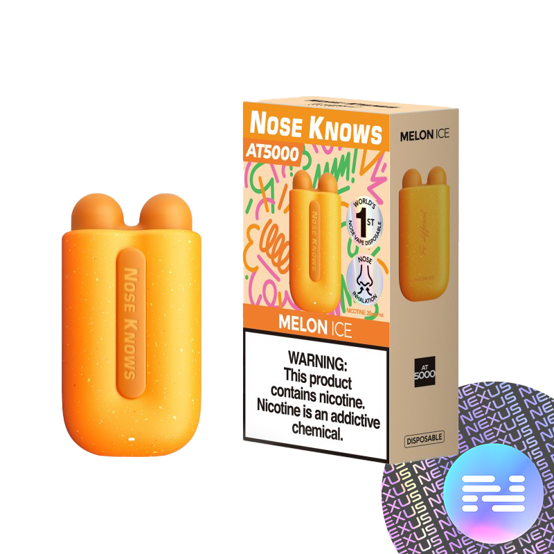 Melon Ice Nose Knows AT5000 Disposable Vape