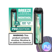 Menthol Breeze PRO 2000 Disposable Vape