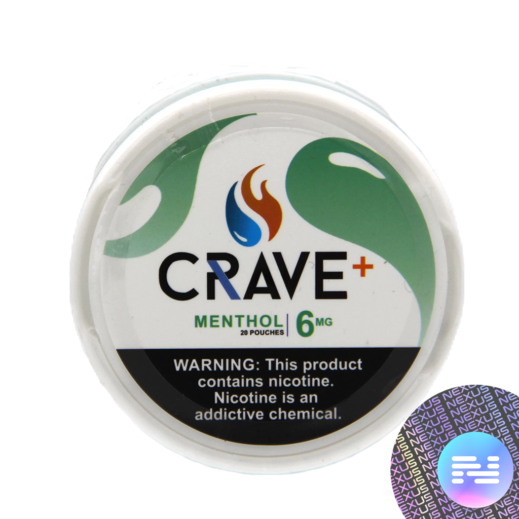 Menthol 6 MG Crave Plus Nicotine Pouches