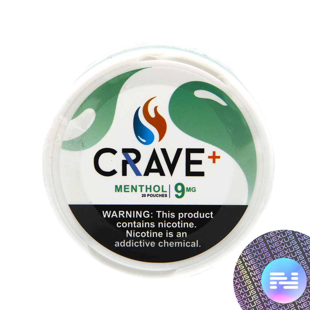 Menthol 9 MG Crave Plus Nicotine Pouches