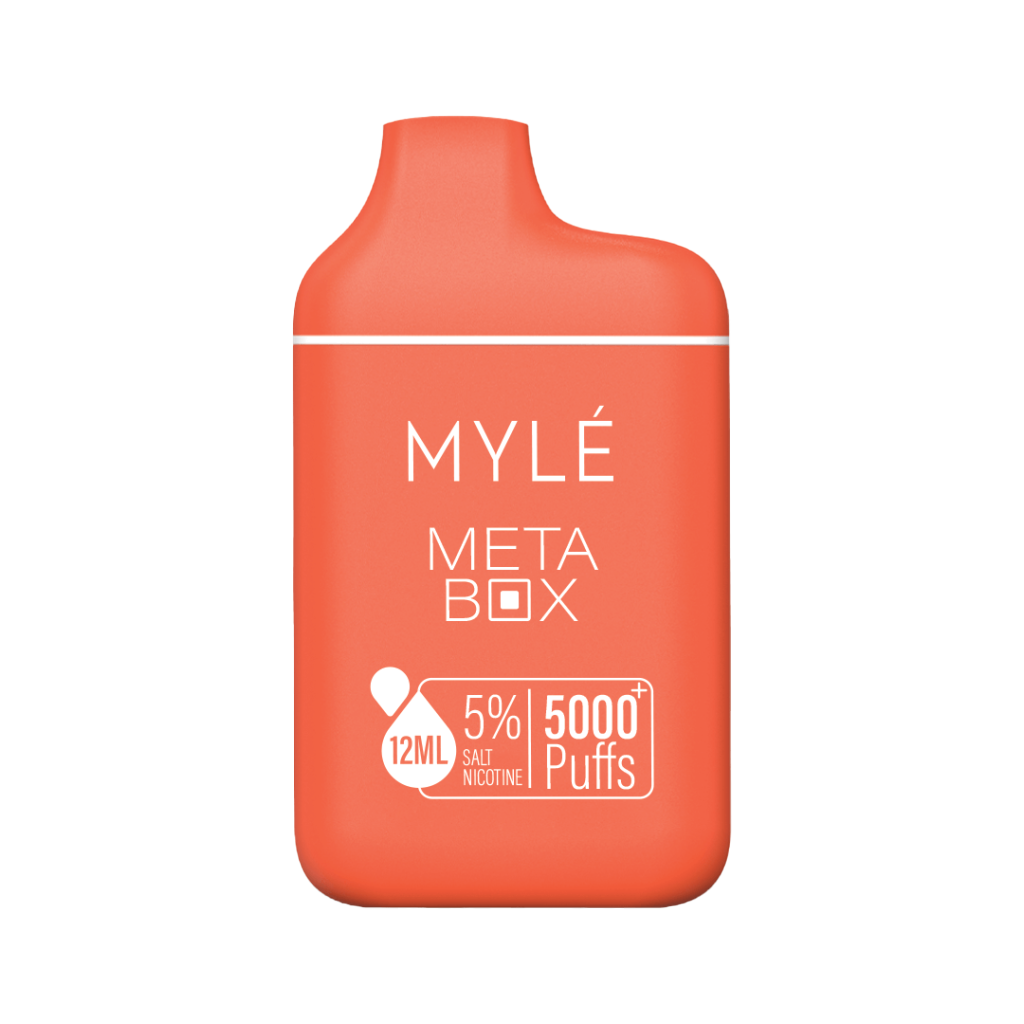 Myle Meta Box Disposable 5000 - Peach Ice