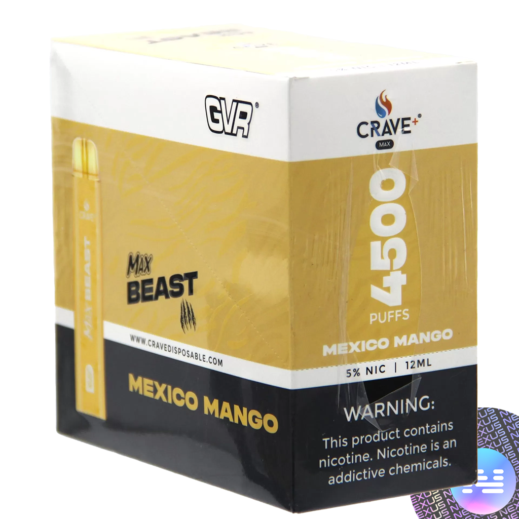 Mexico Mango CRAVE MAX Beast Disposable Vape 4500 Puff