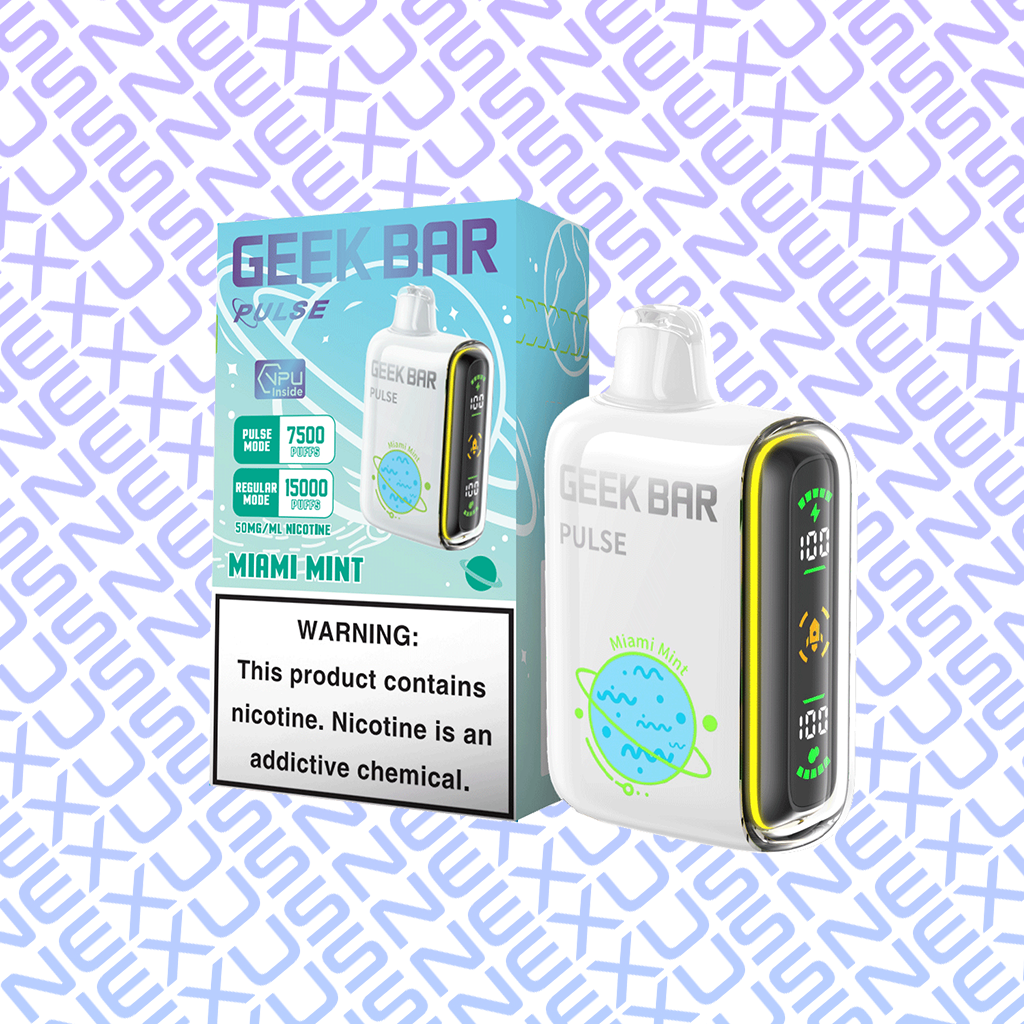 Miami Mint Geek Bar Pulse Disposable Vape 15000 Puff