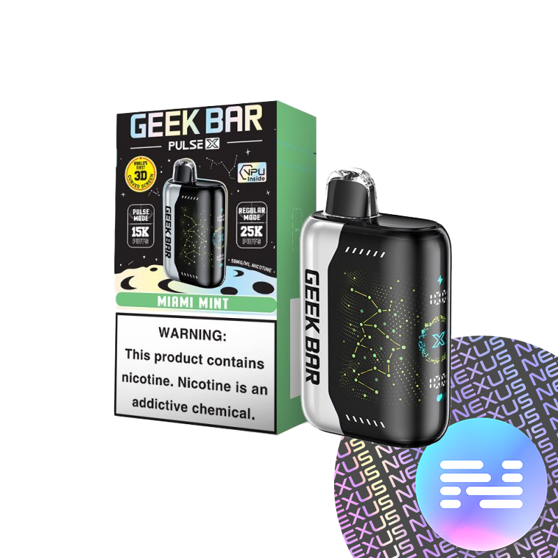 Miami Mint Geek Bar Pulse X 25000 Disposable Vape