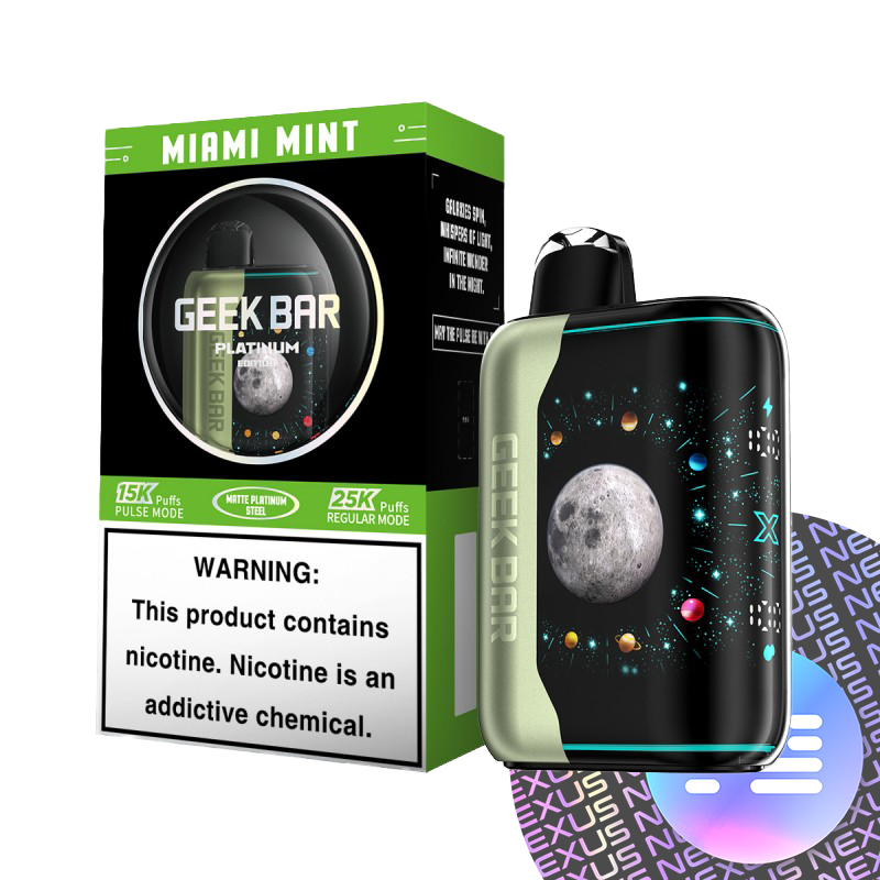 Miami Mint Geek Bar Pulse X Platinum 25000