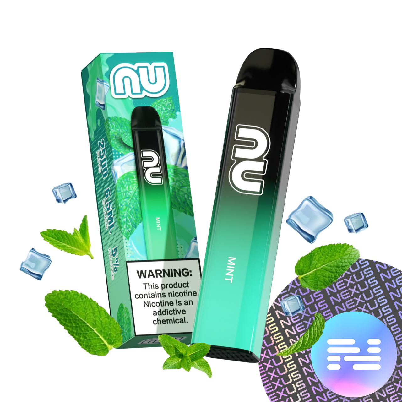 Mint NU Disposable Vape 2500 Puff