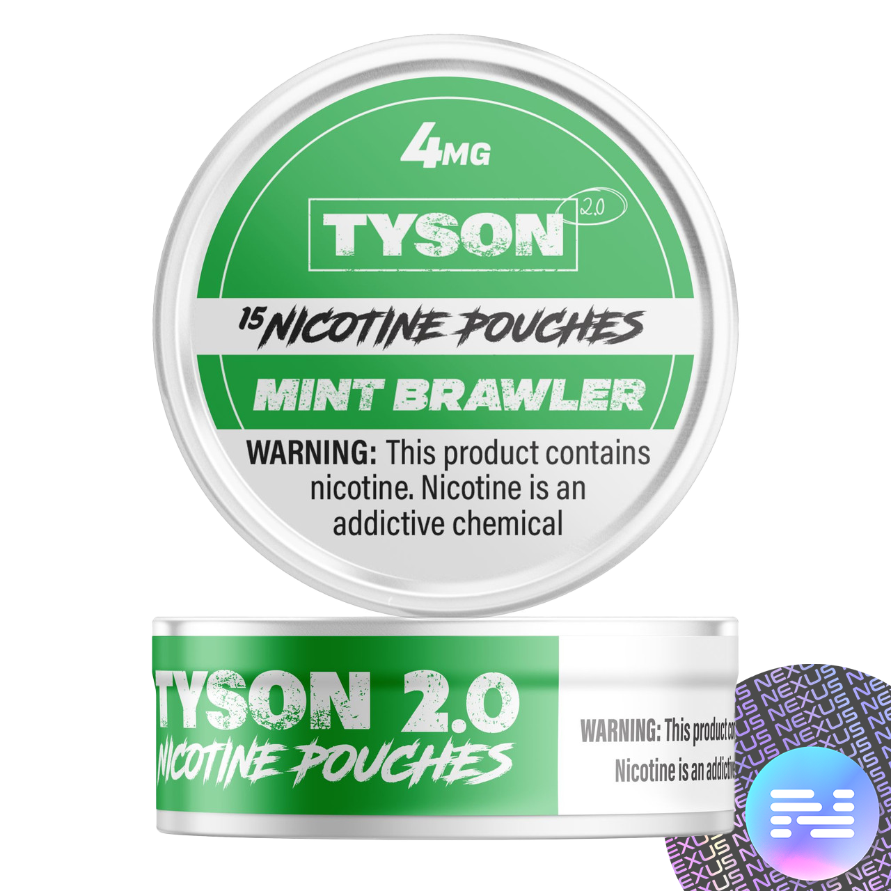 Mint Brawler 4MG Tyson 2.0 Nicotine Pouches