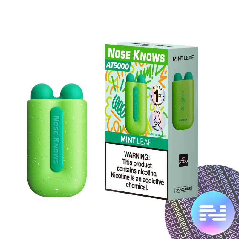 Mint Leaf Nose Knows AT5000 Disposable Vape