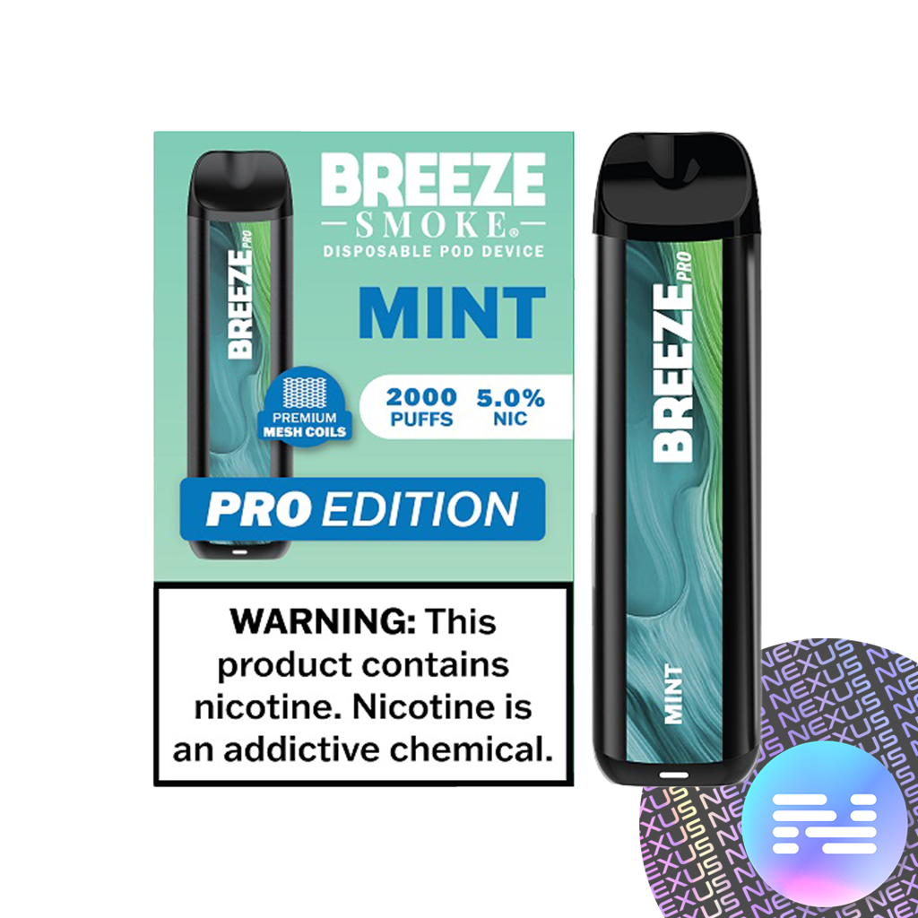 Mint Breeze PRO 2000 Disposable Vape