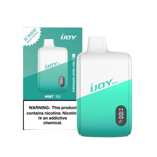 iJoy Bar IC8000 Disposable Smart Vape 8000 Puffs - Mint