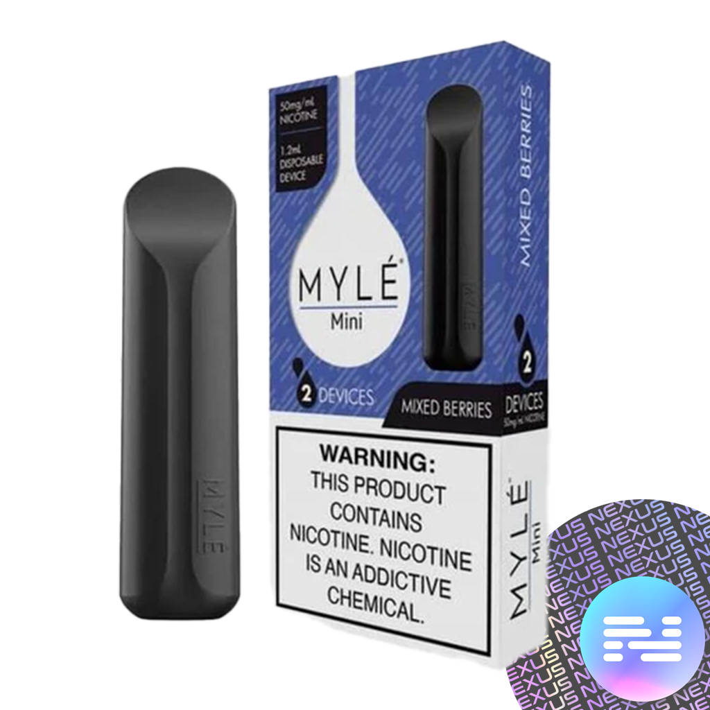 Mixed Berries MYLE Mini 2 Pack Disposable Vape