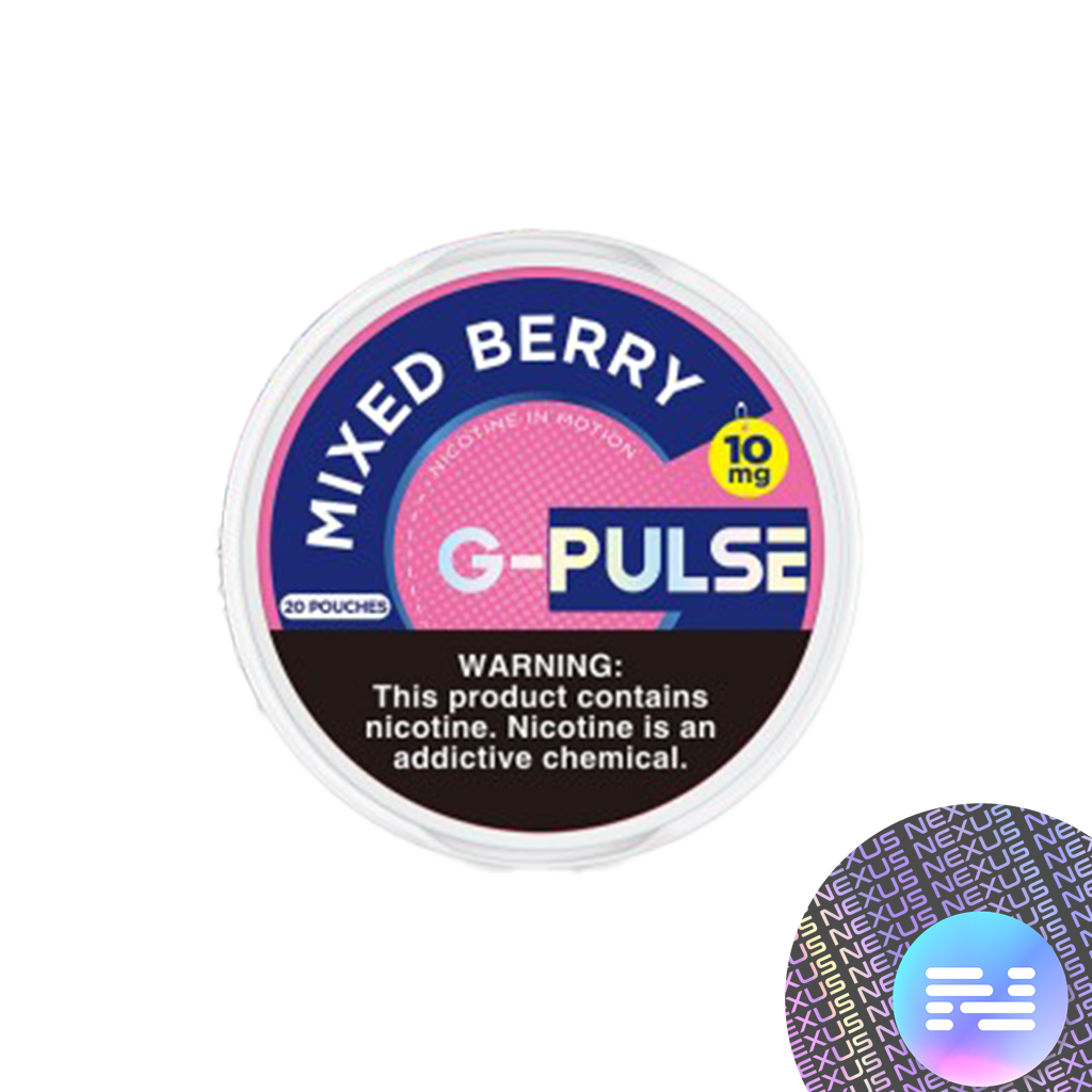 Mixed Berry G PULSE Nicotine Pouches