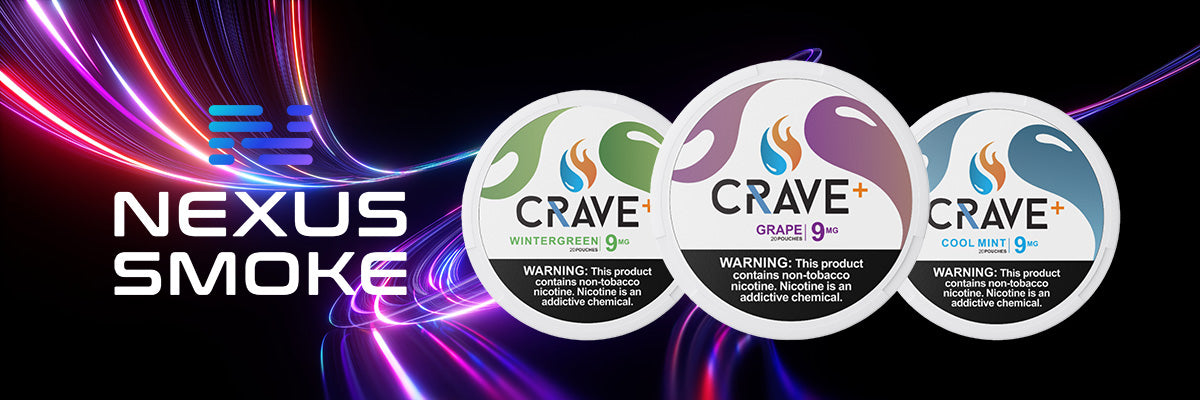 Crave Nicotine Pouches at Nexus Smoke MOBILE