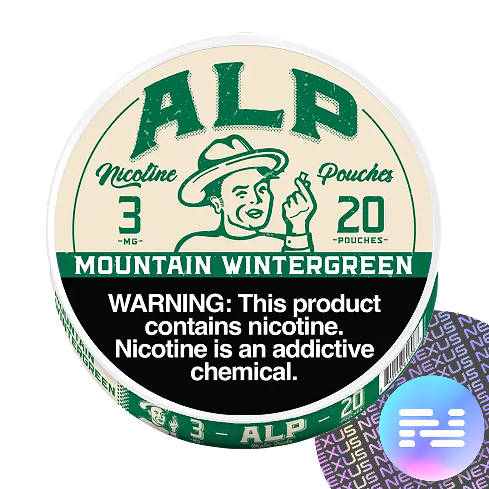 Mountain Wintergreen 3MG ALP Nicotine Pouches