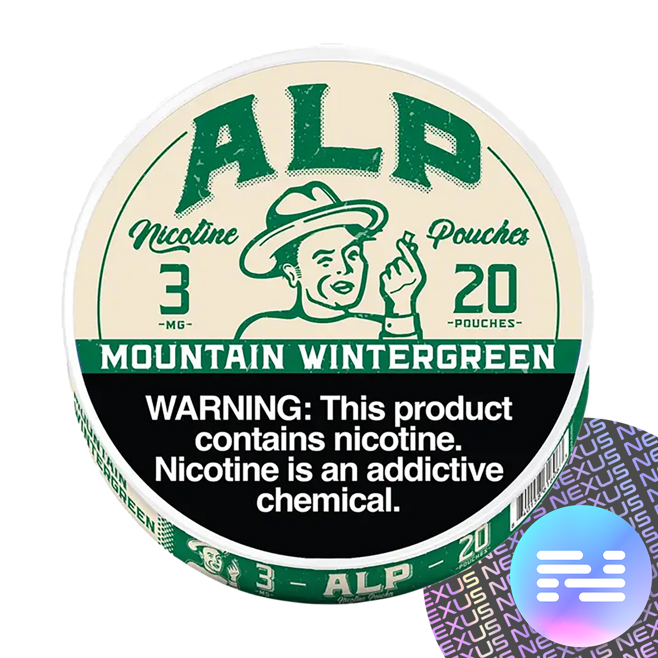 Mountain Wintergreen ALP Nicotine Pouches 3 MG