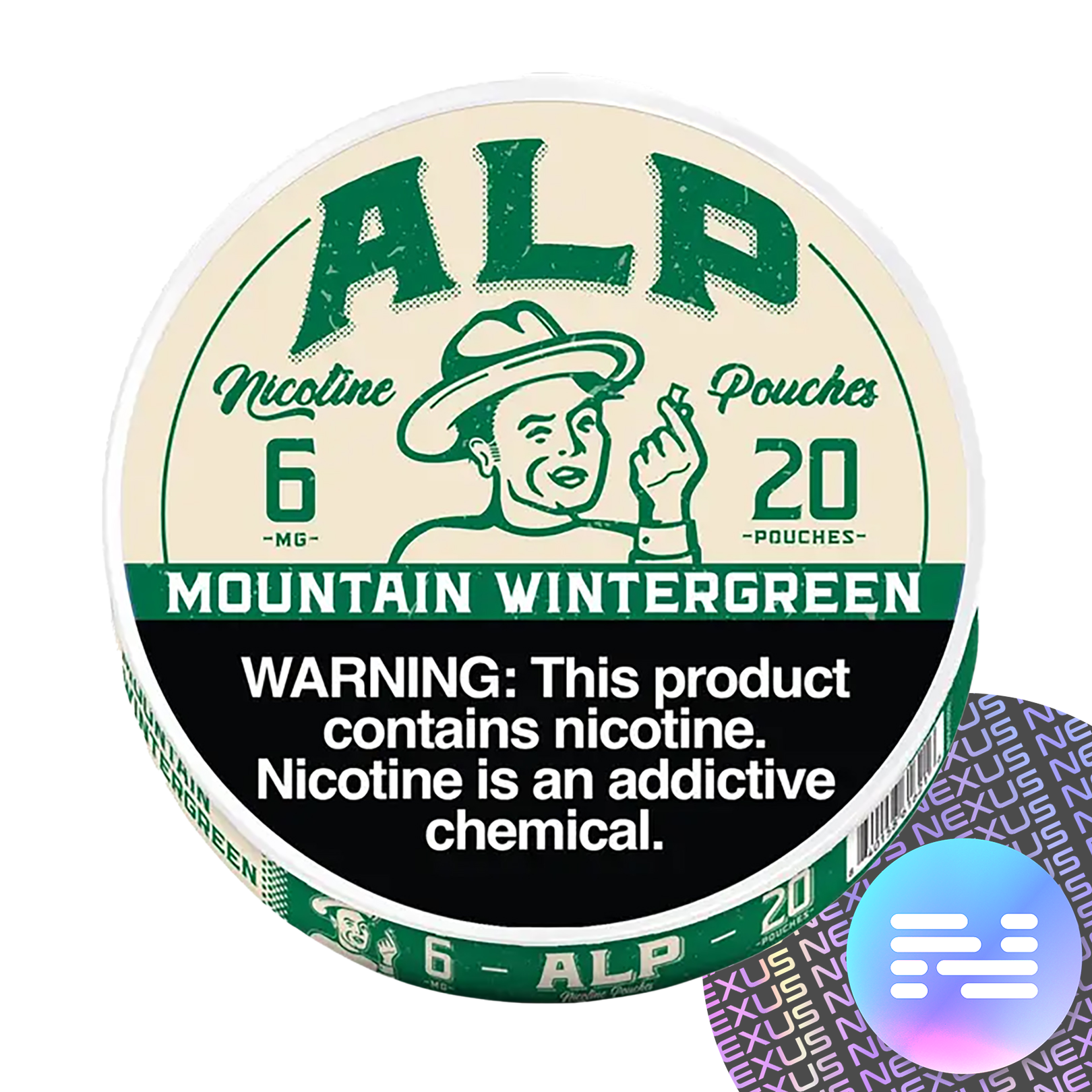 Mountain Wintergreen 6MG ALP Nicotine Pouches