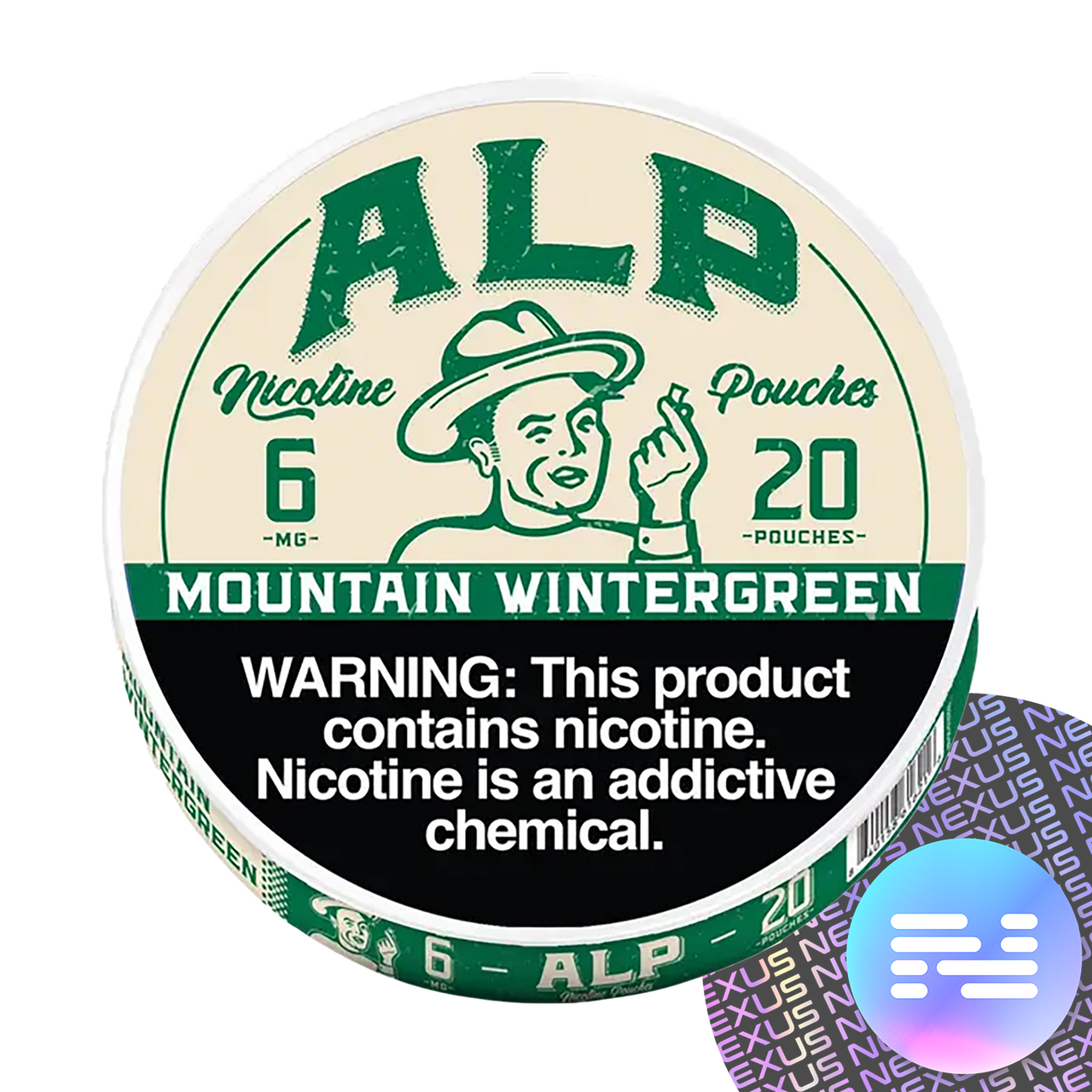 Mountain Wintergreen ALP Nicotine Pouches 6 MG