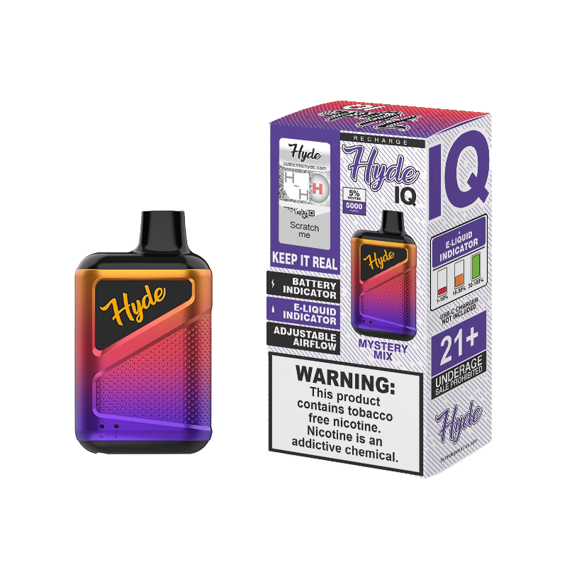 Hyde IQ Recharge 5000 Disposable Vape - Mystery Mix