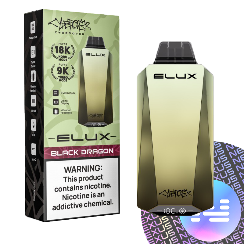 Black Dragon Elux CYBEROVER 18000 Disposable Vape