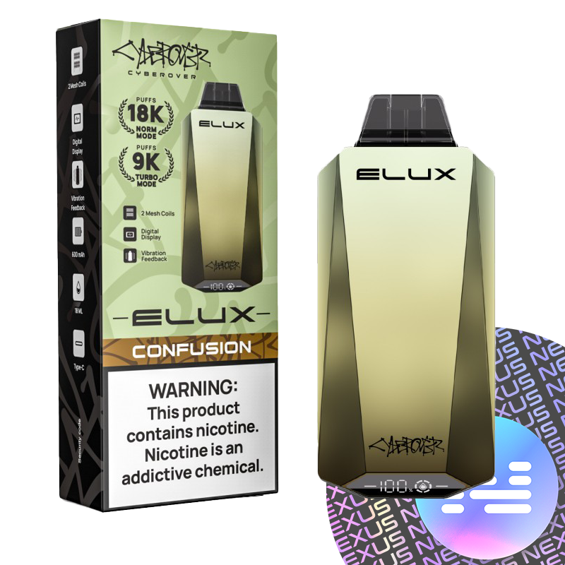 Confusion Elux CYBEROVER 18000 Disposable Vape