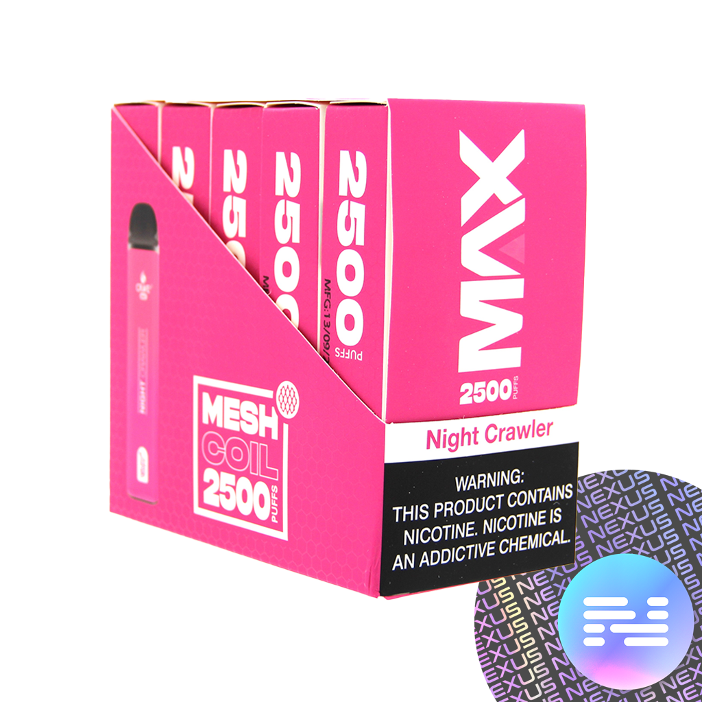 Night Crawler CRAVE MAX Disposable Vape 2500 Puff