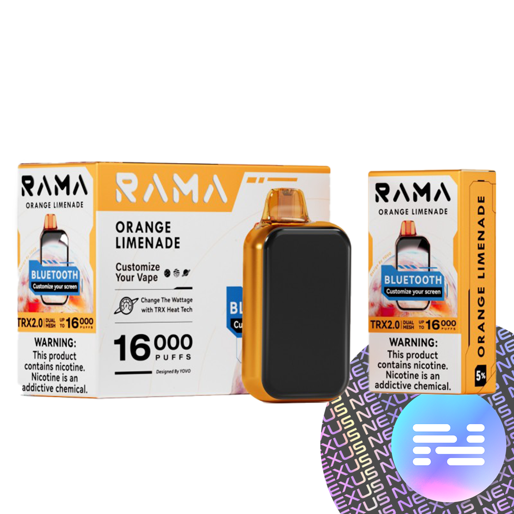 Orange Limeade RAMA Disposable Vape 16000 Puff