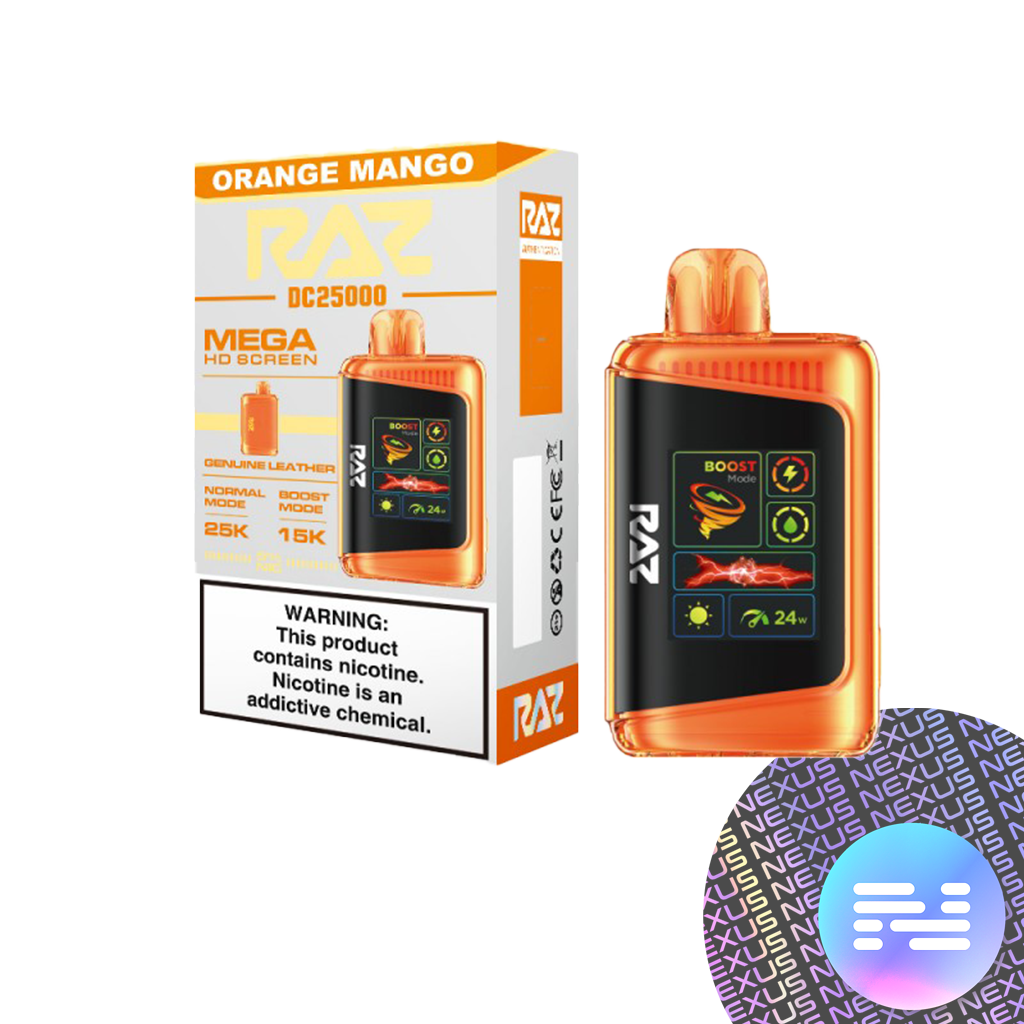 Orange Mango RAZ DC25000 Disposable Vape