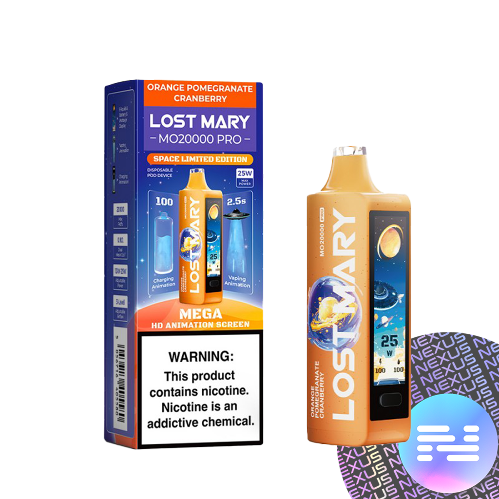 Orange Pomegranate Cranberry Lost Mary MO20000 Disposable Vape