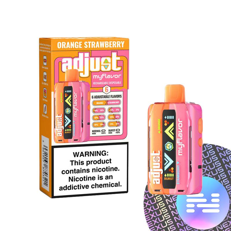 Orange Strawberry Adjust MyFlavor 40K Disposable Vape