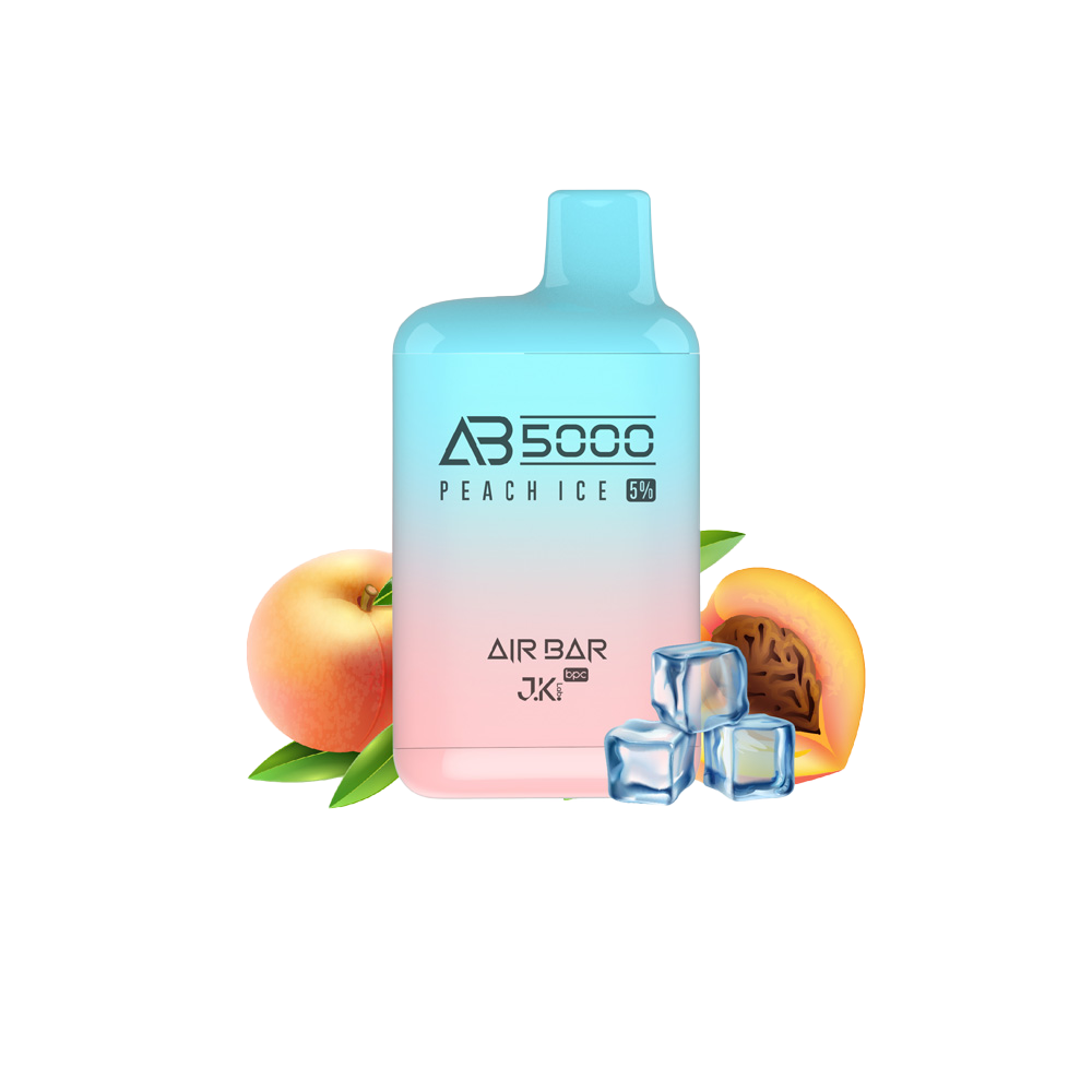 Peach Ice Air Bar AB5000 Disposable Vape