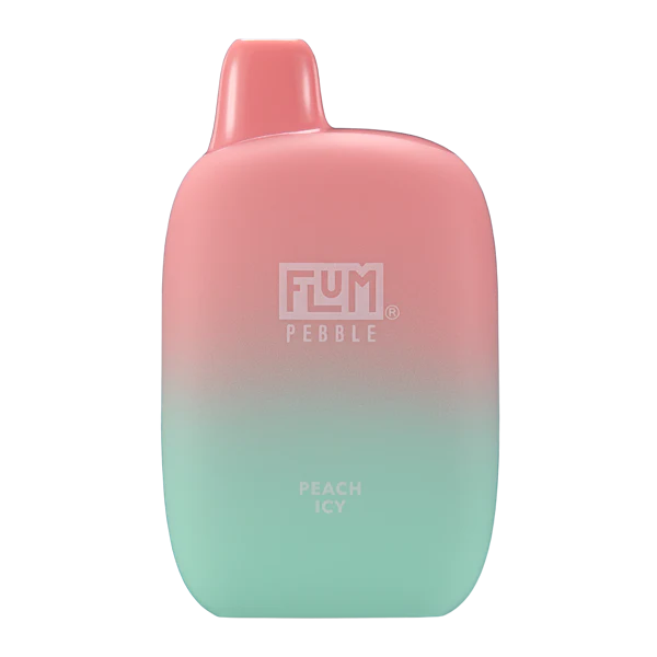 Flum Pebble 6000 Puffs Disposable Rechargeable Vape - Peach Icy