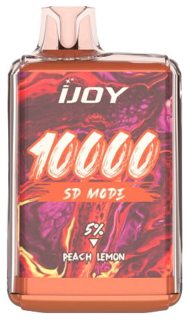 iJoy Bar SD10000 Smart Vape Disposable 10000 Puffs - Peach Lemon