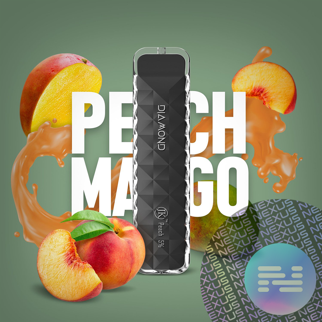 Peach Mango Air Bar Diamond Disposable Vape 500 Puff