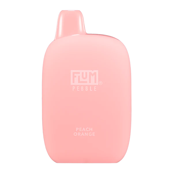 Flum Pebble 6000 Puffs Disposable Rechargeable Vape - Peach Orange