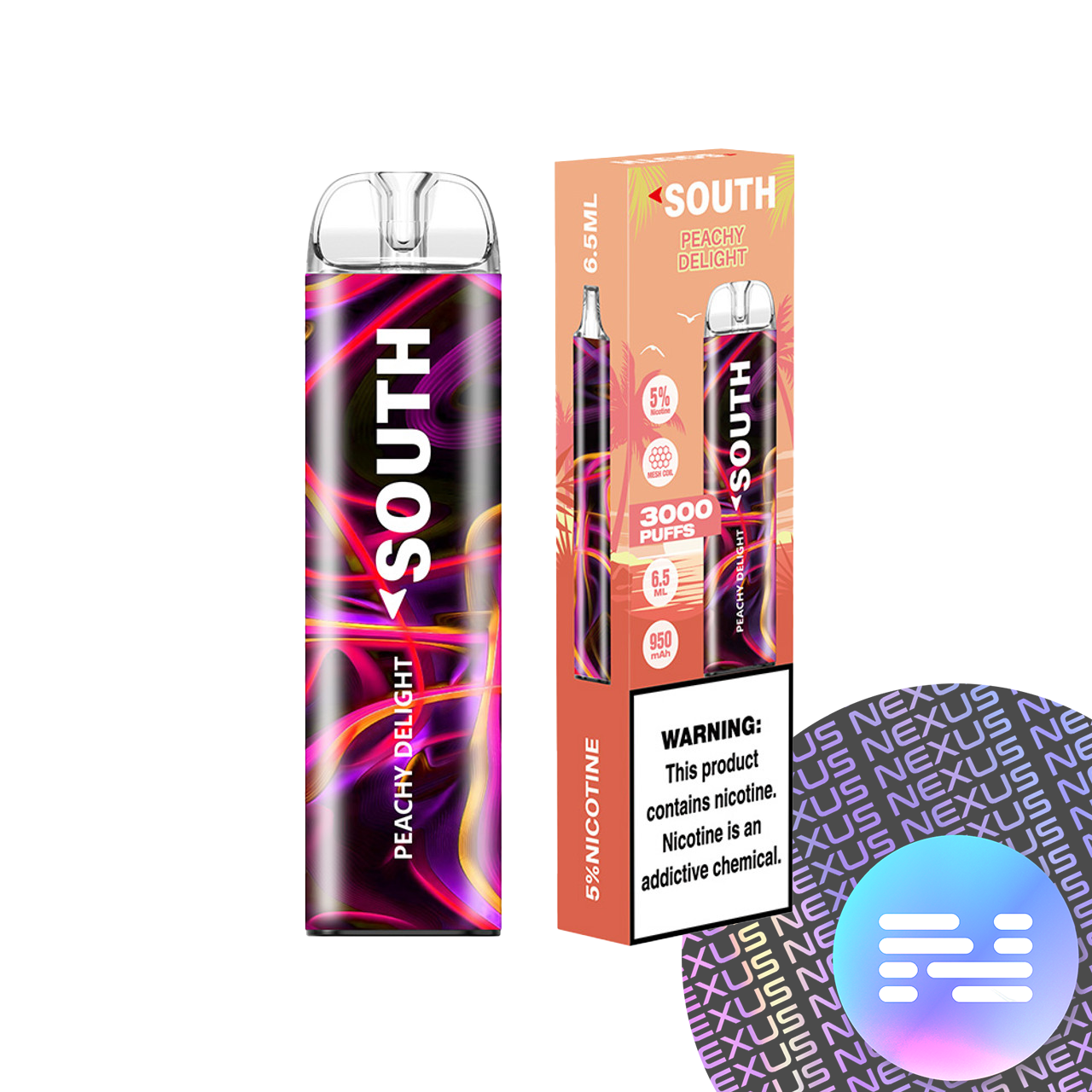 Peachy Delight South 3000 Disposable Vape