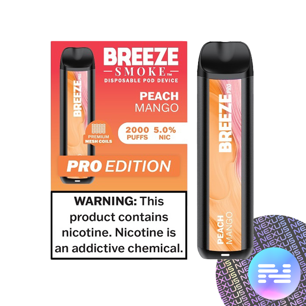 Peach Mango Breeze PRO Disposable Vape 2000 Puffs