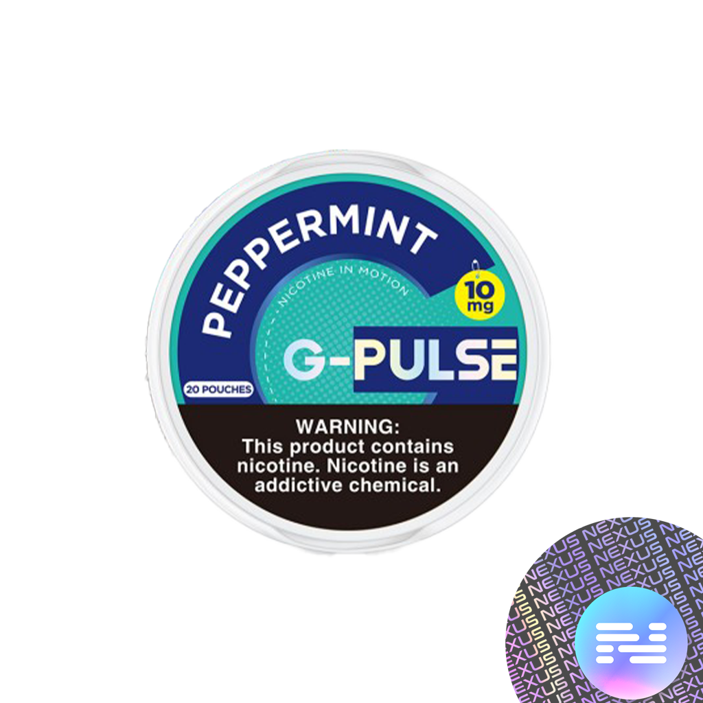 Peppermint G PULSE Nicotine Pouches