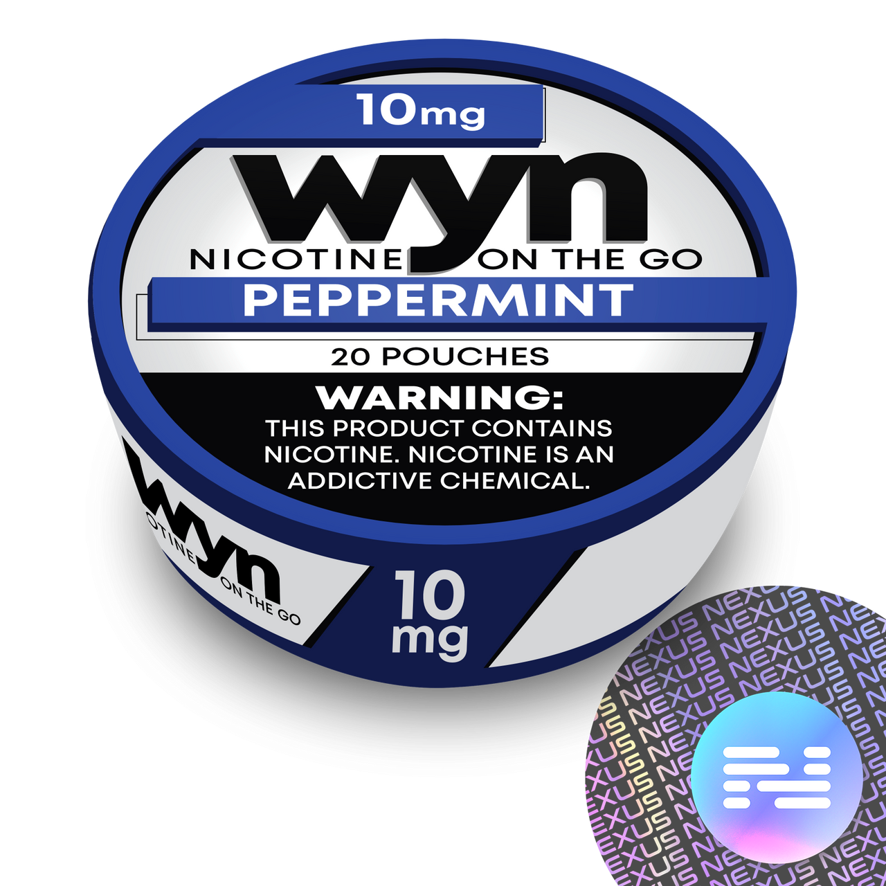 Peppermint WYN Nicotine Pouches 10 MG