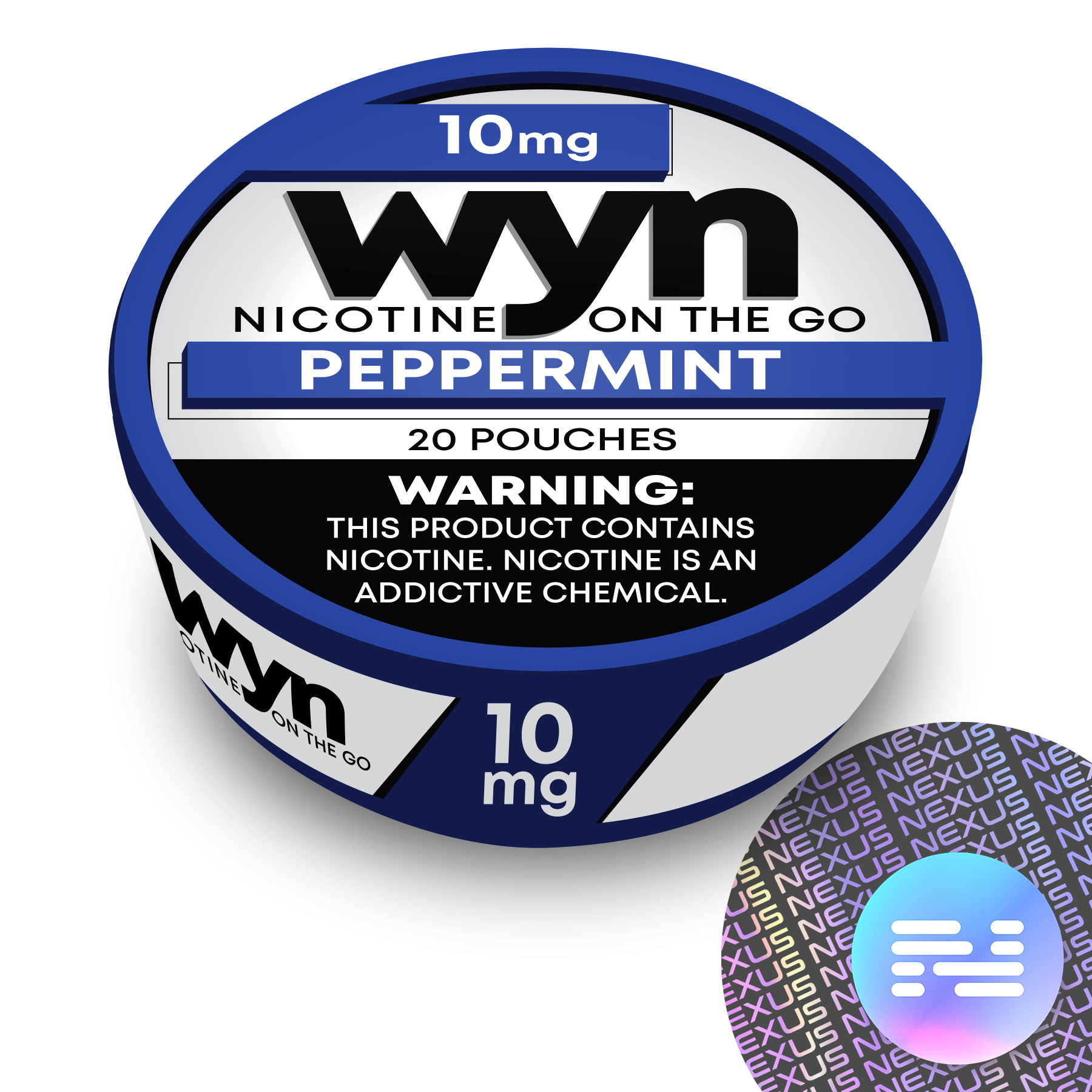 Peppermint WYN Nicotine Pouches 10 MG