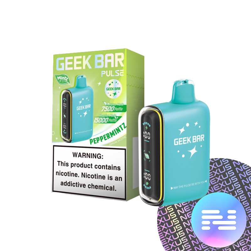 Pepper Mintz Geek Bar Pulse Disposable Vape 15000 Puffs