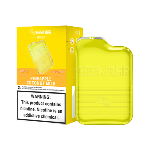 Geek Bar B4000 Disposable Vape 5% Nicotine - Pineapple Coconut Milk