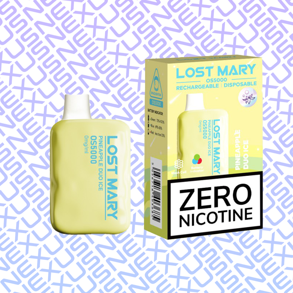 Pineapple Duo Ice Lost Mary 0% Nicotine Disposable Vape