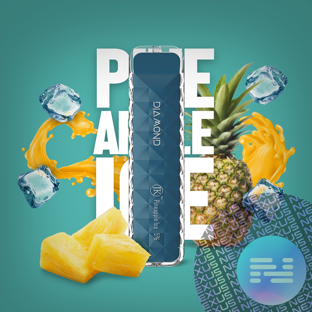 Pineapple Ice Air Bar Diamond Disposable Vape 500 Puff