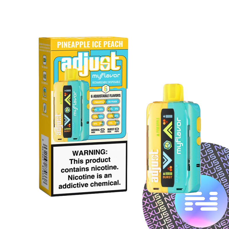 Pineapple Ice Peach Adjust MyFlavor 40000 Disposable Vape