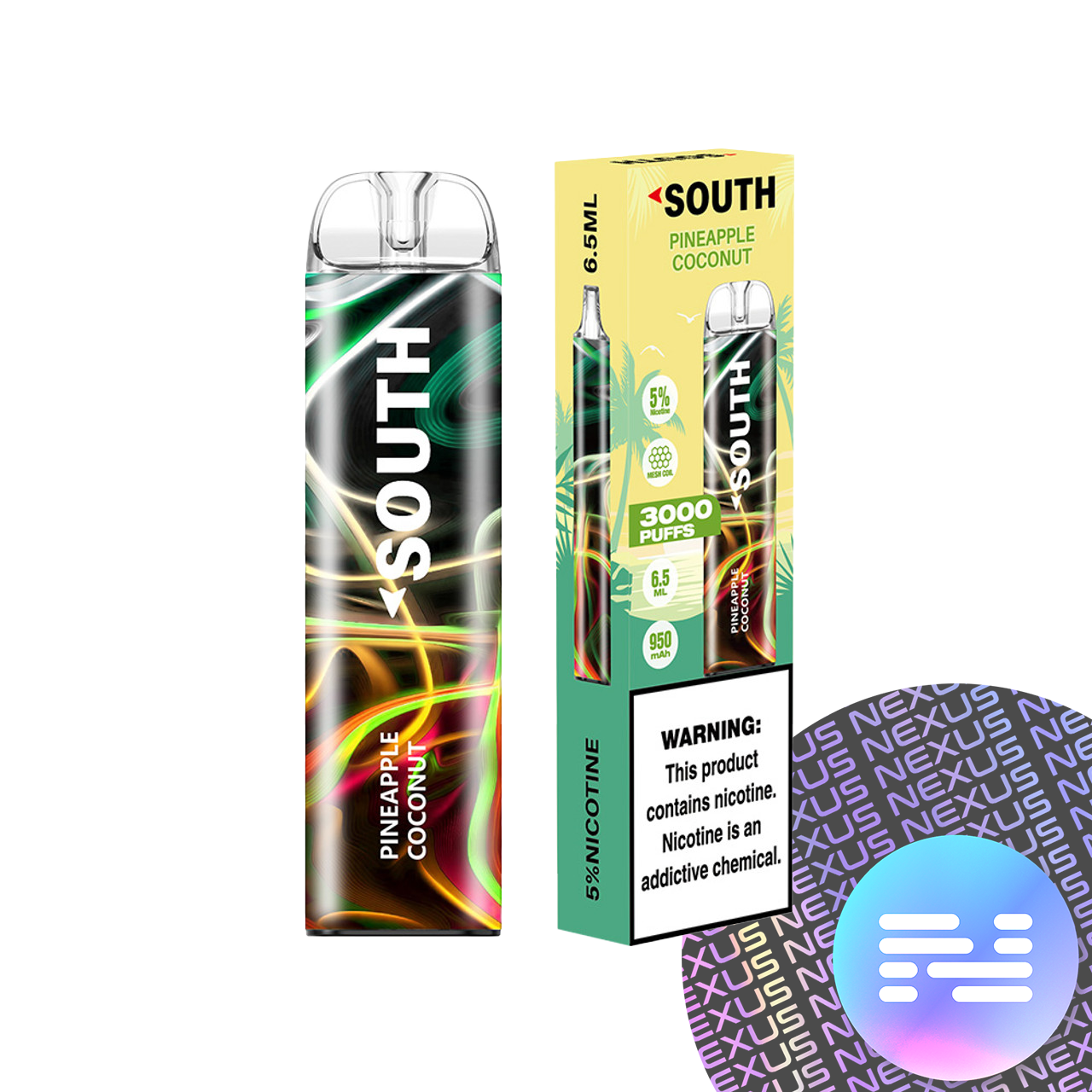 Pineapple Coconut South 3000 Disposable Vape